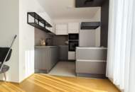 Topdachgeschosswohnung, voll möblierter Erstbezug in Aspern