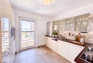 Panoramablick über Wien – gepflegte 3-Zimmer-Eckwohnung mit Loggia im 12. Stock