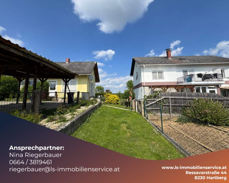 Ein ruhiger Rückzugsort mit Möglichkeiten – zwei Wohnhäuser auf großzügigem Grund