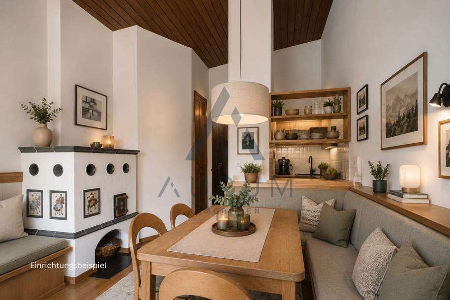 Freizeitwohnsitz: Charmante Dachgeschosswohnung mit Bergblick, Ost- und Westbalkon, Wohnung-kauf, 450.000,€, 6365 Kitzbühel