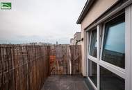 Moderne Dachgeschosswohnung inkl. Einbauküche und Terrasse!