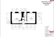 Endlich Ausziehen - die erste eigene Wohnung oder eine günstige Lösung für den Studien- oder Berufsalltag! Praktische Raumaufteilung mit modernem Badezimmer - verfügbar ab 01.08.2025! Unbefristet und provisionsfrei!