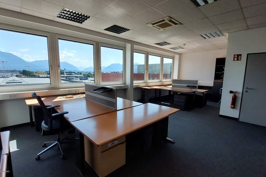 Maxglan - Modernes Büro mit Panoramablick mieten, Gewerbeobjekt-miete, 2.102,10,€, 5020 Salzburg(Stadt)