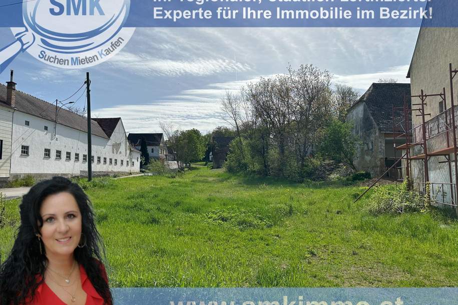 Sonniges Baugrundstück in idyllischer Ortslage!, Grund und Boden-kauf, 58.040,€, 3714 Hollabrunn