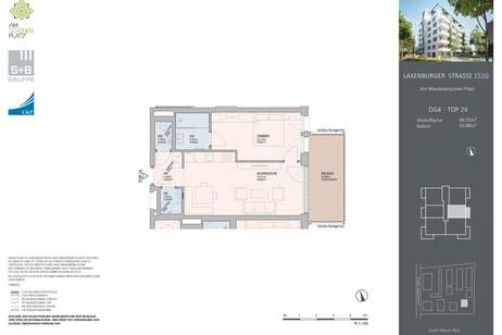 Provisionsfreies Eigentum mit großem Balkon in Grünruhelage. Beste Infrastruktur!, Wohnung-kauf, 470.000,€, 1100 Wien 10., Favoriten