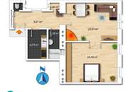 Stilvolles Stadtwohnen im Herzen von Neubau • Helle 2-Zimmer Wohnung im 3. Liftstock • Urbanes Wien trifft klassischen Altbau
