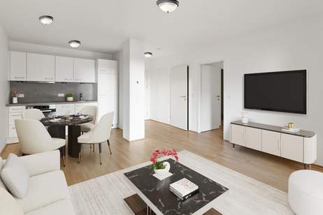 Innenhof-Ruhelage mit Balkon beim Donauzentrum, Wohnung-miete, 990,00,€, 1220 Wien 22., Donaustadt