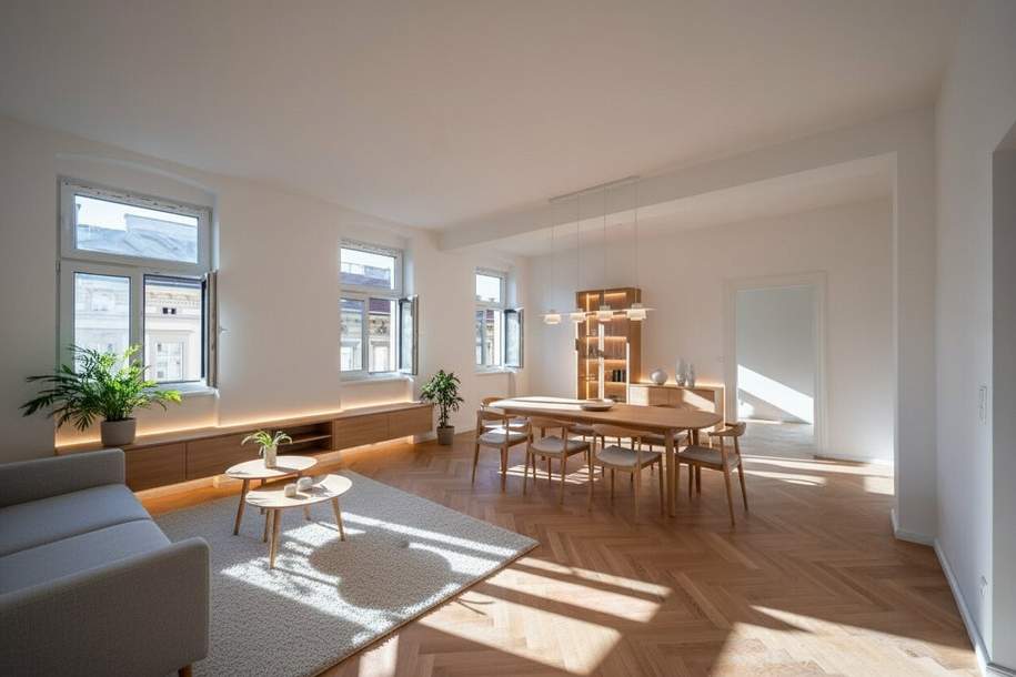 ++NEU++ HELLE SENSATIONELLE 3-ZIMMER ALTBAUERSTBEZUG IN 1070, Wohnung-kauf, 549.000,€, 1070 Wien 7., Neubau