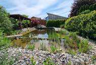 Stilvoller Bungalow mit Gartenidylle, Photovoltaik &amp; Teichanlage