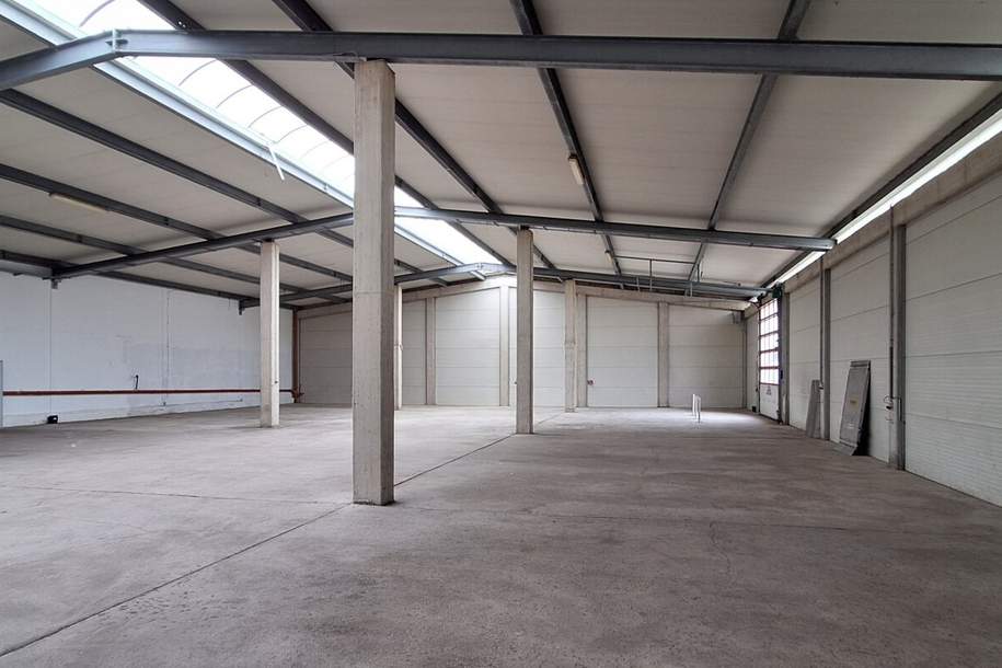 LAGERHALLE in sehr guter Lage mit 950 m² zu vermieten., Gewerbeobjekt-miete, 4.750,00,€, 7041 Eisenstadt-Umgebung