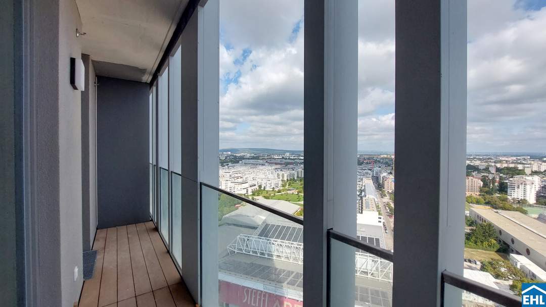 Stylische 1,5-Zi.-Wohnung mit Loggia &amp; Rooftop Pool | TOWER HOMES im V22