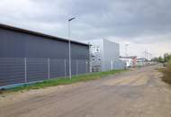 Betriebsgelände mit Halle in Untersiebenbrunn