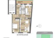 1180! Hochwertig ausgestattete 3-Zimmer Wohnung mit Terrasse! ERSTBEZUG NACH GENERALSANIERUNG!