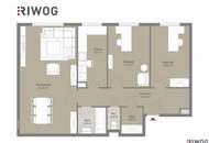 Neubauwohnung mit Grünblick und 4-Zimmer Möglichkeit in einem gepflegten Haus