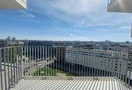 Sonnwendviertel: 1-Zimmer-Wohnung mit Balkon im 12. OG – Fitnessraum, Co-Working &amp; Rooftop-Terrasse inklusive!