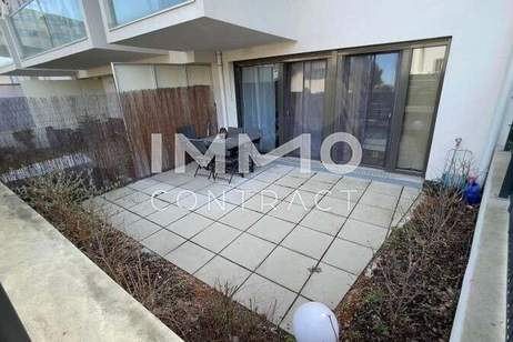 Helle 2 Zimmerwohnung im Erdgeschoß mit 17m² großer Terrasse gut gelegen im Herzen von Kagran., Wohnung-miete, 987,70,€, 1220 Wien 22., Donaustadt