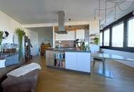 Sky High Living: 2-Zimmer Wohnung mit ganzjährig nutzbarer Loggia und atemberaubendem Wien-Panorama im 9. Stock! High-End Ausstattung!