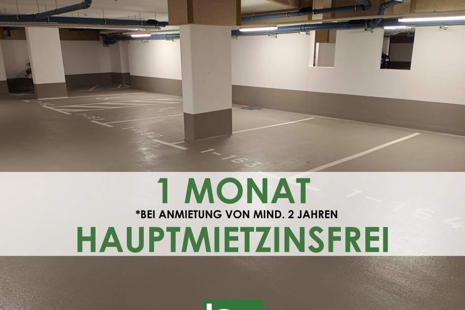 Unbesorgt parken - großzügiger PKW Tiefgaragenstellplatz im Steingötterhof nahe Traisenpark - JETZT ANFRAGEN, Kleinobjekte-miete, 69,30,€, 3100 Sankt Pölten(Stadt)