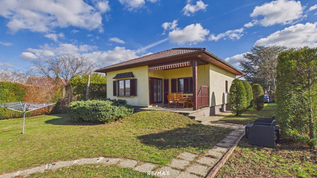 NEUER PREIS! Bungalow! Ihr Gartenparadies in Top Lage in Gänserndorf Süd
