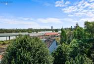 Genießen Sie den Blick auf die Donau von Ihrer perfekten 3-Zimmer Wohnung mit großer Balkonterrasse