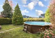 KLEINGARTENHAUS / GRUNDSTÜCK AM HACKENBERG - EIGENGRUND - GANZJÄHRIG WOHNEN - GROSSE TERRASSE UND POOL - MITTEN IM GRÜNEN