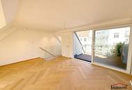 PROVISIONSFREI - ERSTBEZUG - Exklusive Dachgeschossmaisonette mit 2 Freiflächen und Deckenkühlung in RUHELAGE!
