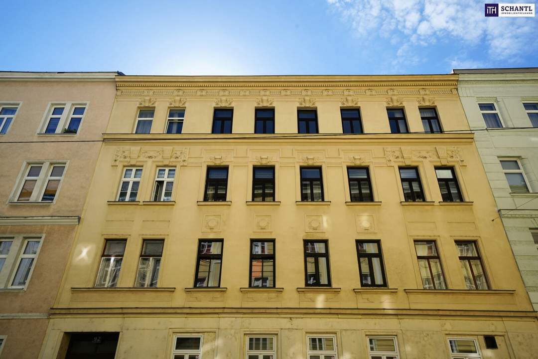 EXTRAKLASSE! TOP VERKEHRSANBINDUNG - SICHERE ANLAGE! Wiener Altbaujuwel für Anleger: Vermietet und renoviert