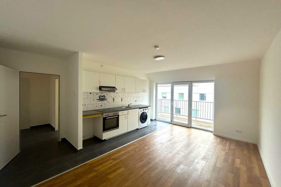 Balkonwohnung im Dachgeschoss - 3 Zimmer mit Wohnküche - Nähe Quellenstraße und Matzleinsdorfer Platz, Wohnung-miete, 1.236,12,€, 1100 Wien 10., Favoriten