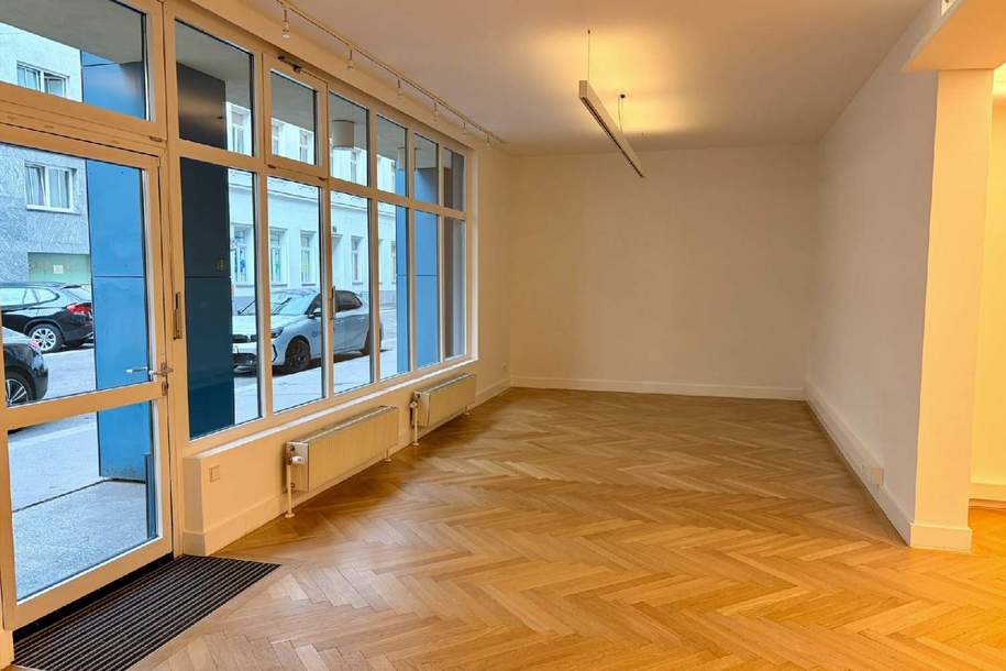 Repräsentatives Geschäfts- oder Bürolokal in pulsierender Top-Lage nahe dem Margaretenplatz, Gewerbeobjekt-miete, 2.355,96,€, 1050 Wien 5., Margareten