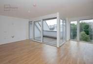 SONNE. WEITBLICK. DACHTERRASSE – 2-ZIMMER-DACHGESCHOSSWOHNUNG MIT VIEL FREIRAUM