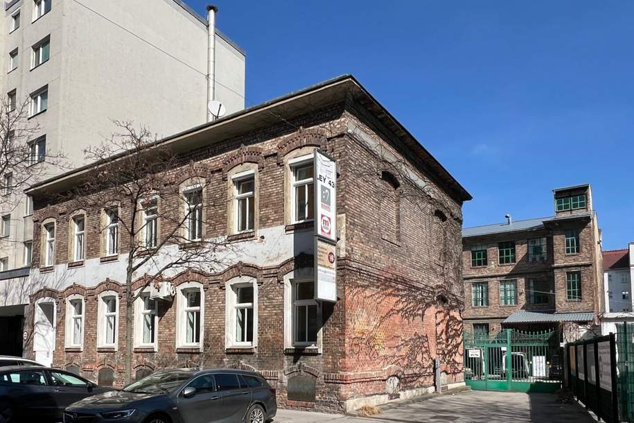 Büro/Ordination *Rarität* in ehemaligem Backstein-Fabriksgebäude, Gewerbeobjekt-miete, 1.538,00,€, 1200 Wien 20., Brigittenau