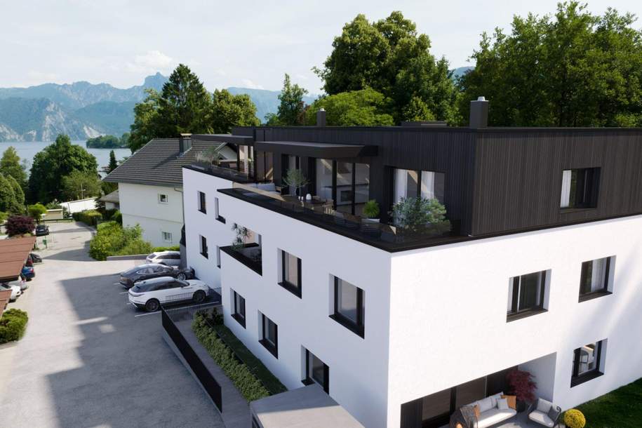 3-Zi.-Neubauwohnung mit Garten in Seenähe, Projekt TW02, Wohnung-kauf, 442.000,€, 4813 Gmunden