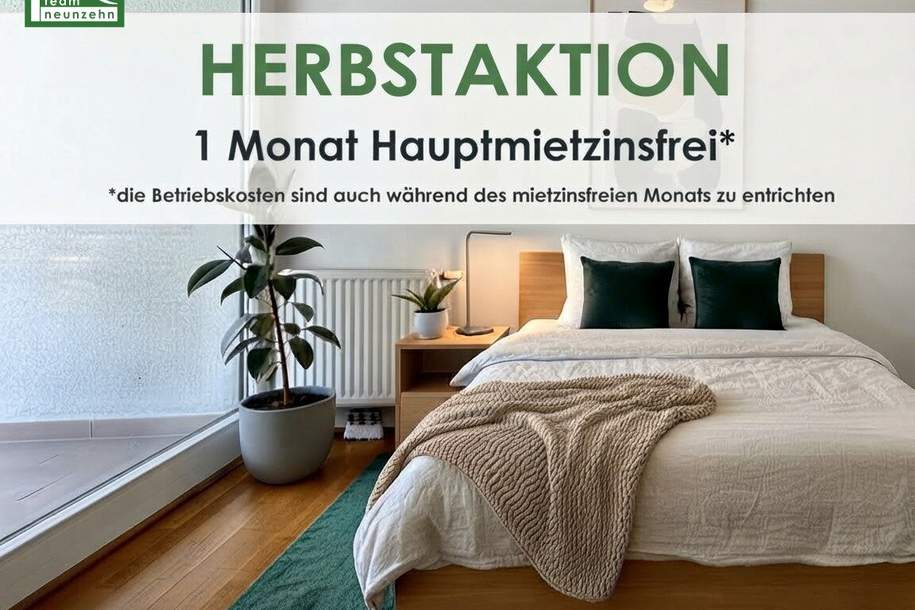 HERBSTAKTION - 1. Monat Hauptmietzinsfrei - Gepflegte 2-Zimmer-Wohnung in bester Lage beim Sonnwendviertel!, Wohnung-miete, 1.293,00,€, 1100 Wien 10., Favoriten