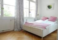 Prachtvolle Beletage mit Balkon in Bestlage am Rochusmarkt! Komplett möbliert.