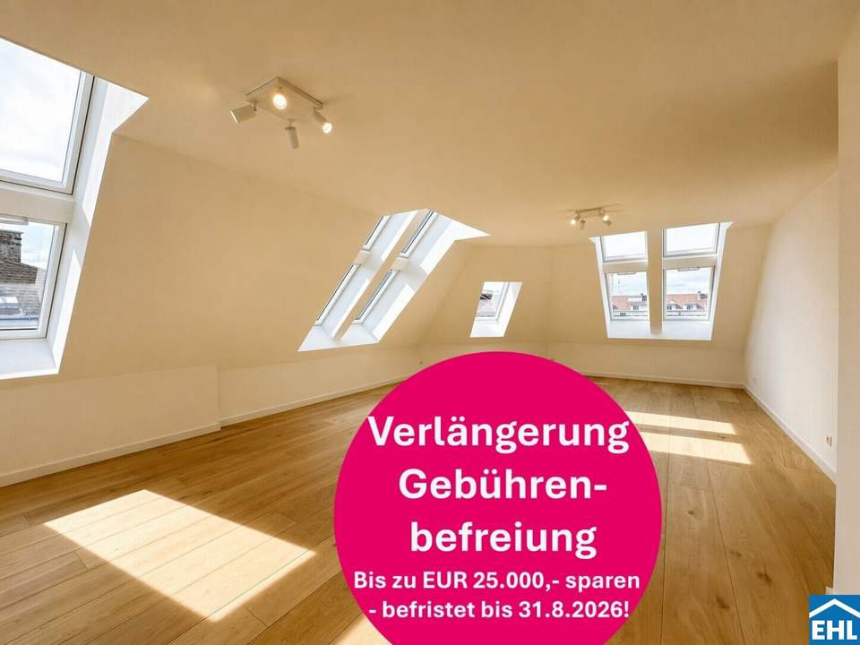 Großzügige Maisonette-Wohnung mit Terrasse- Exklusiv im 2. Dachgeschoß