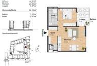 AKTION 1 MONAT MIETZINSFREI! URBAN LIVING - KOMPAKTE 2-ZIMMER-WOHNUNG MIT FREIFLÄCHE!