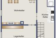 Wunderschöne Holzblockhütte in absoluter Ruhelage zu kaufen - 84m², Doppelgarage, Gartenhütte, bewohnbarer Keller mit separaten Eingang!