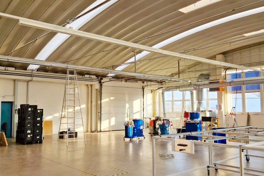 Gelegenheit! Produktions und Lagerhalle 2500 m2 nähe Grieskirchen, Gewerbeobjekt-miete, 9.850,00,€, 4715 Grieskirchen