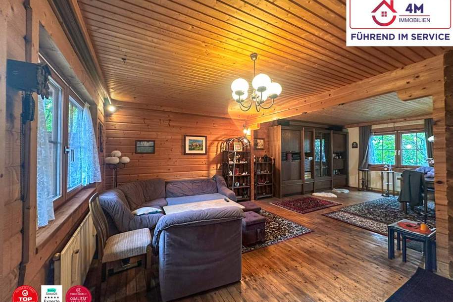 Holzhaus mit Charme & Pool – jetzt entdecken!, Haus-kauf, 695.000,€, 1220 Wien 22., Donaustadt