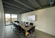 The View! Penthouse Loft mit Dachterrasse samt Wien-Panorama-Blick in der Brotfabrik Wien!