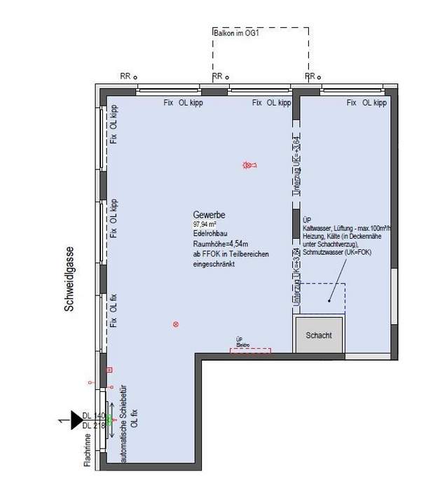 SCHWEIDLGASSE 24 (NORDBAHNVIERTEL) - KLEINES GESCHÄFTSLOKAL ZU VERMIETEN