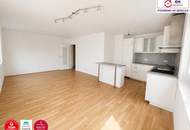 Moderne 3-Zimmer-Neubauwohnung mit Balkon ins Grüne