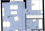 DC-LIVING: 2 Zimmer mit südwestlicher Loggia mit Fitness und Sauna im Haus ab Juli 2026 zu Miete!