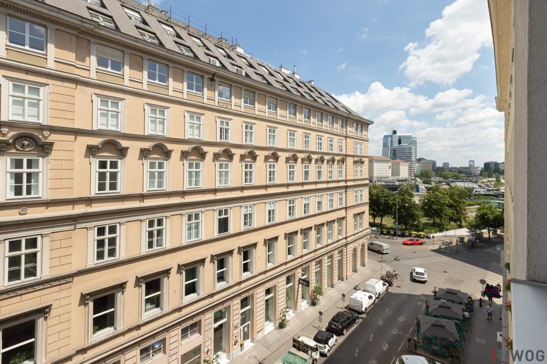 City Dream zwischen Schwedenplatz und Hoher Markt | SÜD-OST im 5. Stock | Teils Hoflage | Ideal für WG-Nutzung | Freier Mietzins