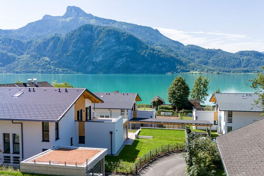 Erstbezugstraum mit Garten am Mondsee - Traumhafter Seeblick und eigener Badeplatz - perfekt für Naturliebhaber! PROVISIONSFREI, Wohnung-kauf, 1.079.000,€, 5310 Vöcklabruck