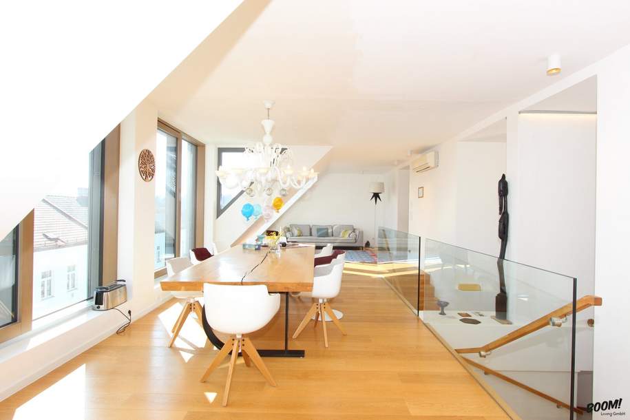 Wohnen auf höchstem Niveau - Exklusives 9 Zimmer Penthouse-Maisonette im Herzen von Döbling, Wohnung-kauf, 3.900.000,€, 1190 Wien 19., Döbling