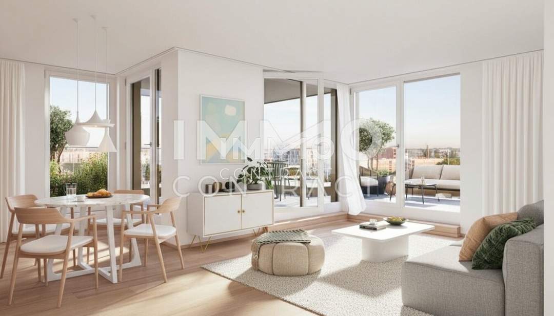 Lichtdurchflutete 2-Zimmer-Wohnung mit XXL-Terrasse! Provisionsfrei und in Ruhelage!