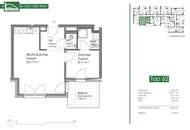 Hofseitige Südwest-Balkon Wohnung im 6.OG nahe U6 Handelskai &amp; S-Bahn! Moderner Neubau mit inkludierter Küche!