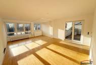 Lichtdurchflutete Wohnung mit großer Terrasse und Tiefgaragenplatz im begehrten Stadtteil St. Peter!