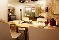 Provisionsfreier Erstbezug: vollunterkellertes Reihenhaus mit 4 Zimmern, Terrasse, Dachterrasse und Eigengrund samt Garagenplatz